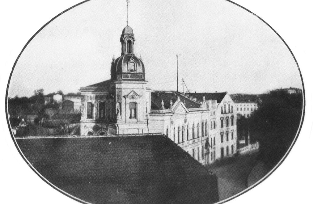 Budynek obecnego Muzeum na fotografii z 1929 roku