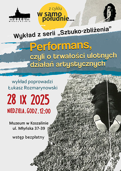 Zaproszenie na spotkanie w "Samo południe" na wykład z serii "Sztuko-zbliżenia".